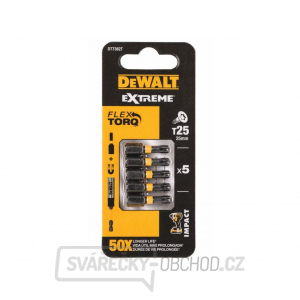 DEWALT 5DÍLNÁ SADA BITŮ T25 25MM EXTREME TORSION DT7382T