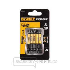 DeWALT Sada bitů 5 ks 57MM TORX 30 EXTREME Torsion DT7398T gallery main image