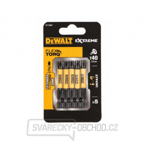 DEWALT SADA BITŮ 5 ks 57MM TORX 40 EXTREME Torsion DT7399T DEWALT SADA BITŮ 5 ks 57MM TORX 40 EXTREME Torsion DT7399T gallery main image