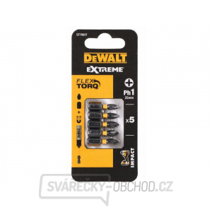 DEWALT 5DÍLNÁ SADA BITŮ PH1 25MM EXTREME TORSION DT7993T gallery main image