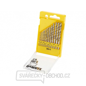 DEWALT 13DÍLNÁ SADA VRTÁKŮ DO KOVU HSS-G V PLASTOVÉ KAZETĚ DT5922 DEWALT 13DÍLNÁ SADA VRTÁKŮ DO KOVU HSS-G V PLASTOVÉ KAZETĚ DT5922 gallery main image