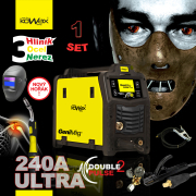 KOWAX GeniMig®240DP LCD SET 1a + Hořák 4m + kabely 3m + ventil + kukla Náhled