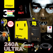 KOWAX GeniMig®240DP LCD SET 1a + Hořák 4m + kabely 3m + ventil + kukla Náhled