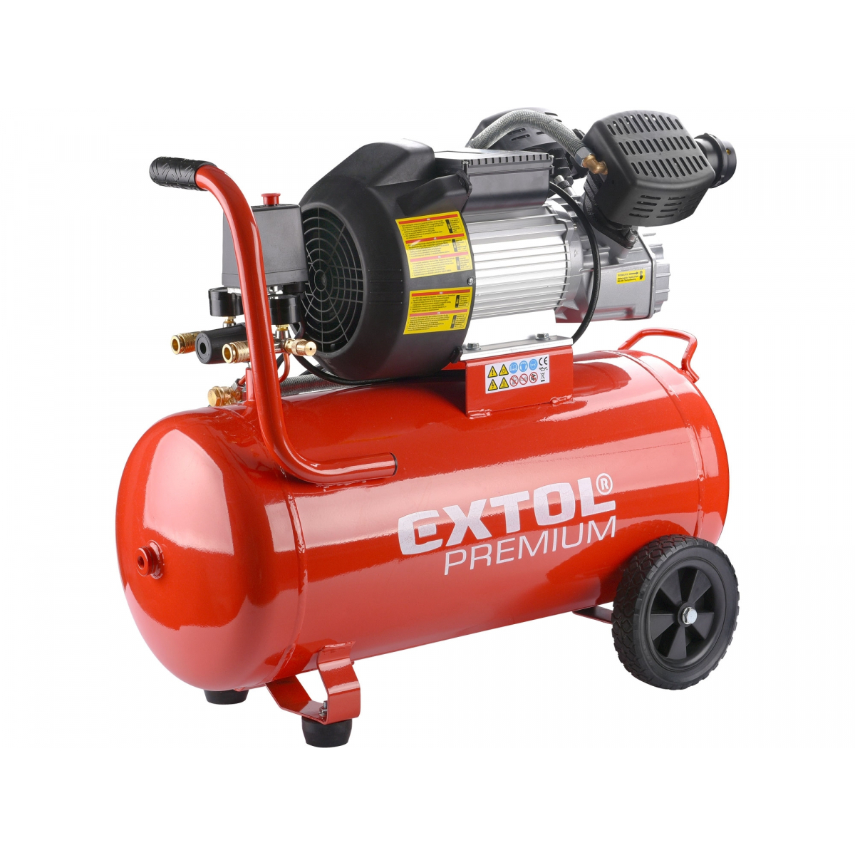 EXTOL PREMIUM Kompresor olejový Extol 2200W, 50l