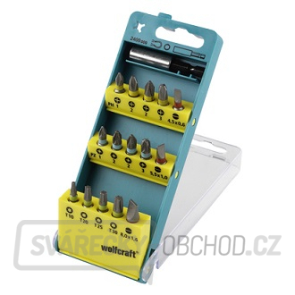 WOLFCRAFT - Bit plochý/křížový, box 16ks
