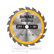 Dewalt pilový kotouč 184x16mm 18 Zubů atb 20° pro rychlý podelný řez Dewalt pilový kotouč 184x16mm 18 Zubů atb 20° pro rychlý podelný řez gallery main image