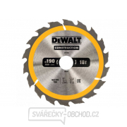 Dewalt pilový kotouč pro kot. pily 190x30mm 18 zubů ATB 20° rychlý podélný řez šířka 1.7mm gallery main image