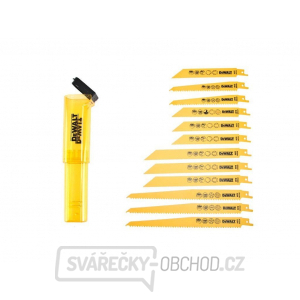 Dewalt 12 dílná sada pilových plátků pro mečové pily v úložném pouzdře gallery main image