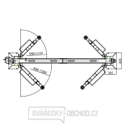 Dvousloupový zvedák Golemtech 4000 kg PROFI Náhled