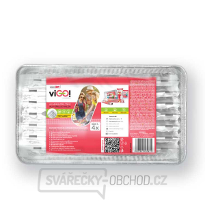 ViGO! Grilovací tácky 60µm 80g 34x23cm - 4 ks ViGO! Grilovací tácky 60µm 80g 34x23cm - 4 ks gallery main image