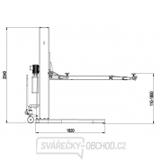 Jednosloupový mobilní zvedák Golemtech 2500 kg Jednosloupový mobilní zvedák Golemtech 2500 kg náhled