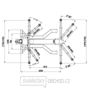 Jednosloupový mobilní zvedák Golemtech 2500 kg náhled