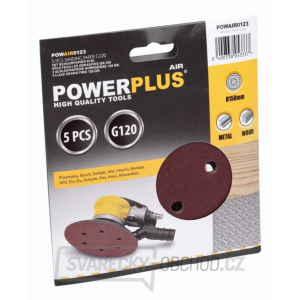 POWERPLUS POWAIR0123 - 5x brusný disk prům.150 G120