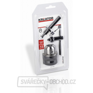 KREATOR KRT014004 - Zubové sklíčidlo  plus  SDS Plus adaptér 1.5-13 mm