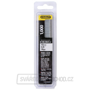 Stanley Hřebíky 12mm 1000ks 1-SWK-BN0625T