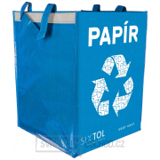 Tašky na tříděný odpad SORT EASY 4 METAL, 30x30x40cm, 4x36l, 4ks SIXTOL Náhled