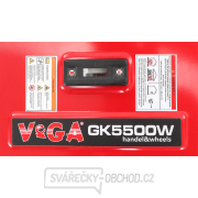 VeGA GK5500W elektrocentrála s rámem + kola náhled