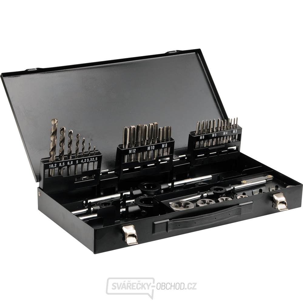 Yato Souprava závitníků 44ks, M3, M4, M5, M6, M8, M10, M12