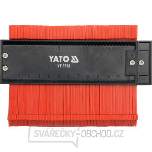 Yato Šablona na profily 125 mm magnetická gallery main image