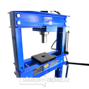 GEKO Hydraulický dílenský lis s manometrem a nožní pumpou 20t náhled