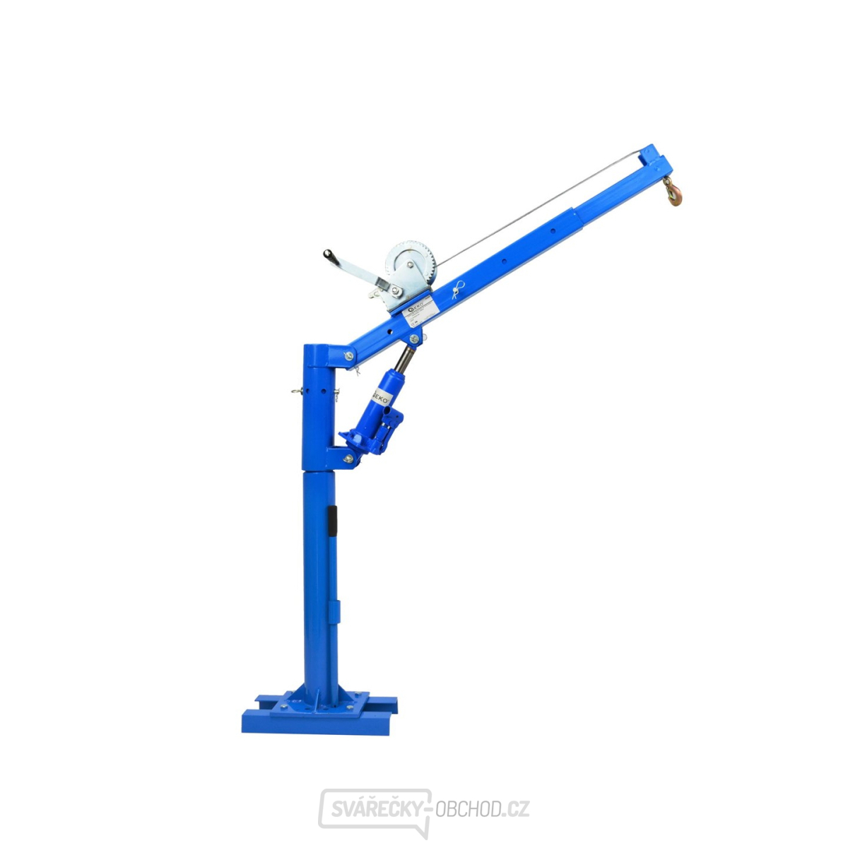 GEKO Hydraulický zdvihací jeřáb s navijákem s nosností 450kg