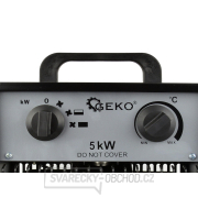GEKO Elektrický ohřívač vzduchu s ventilátorem 5kW GEKO Elektrický ohřívač vzduchu s ventilátorem 5kW náhled