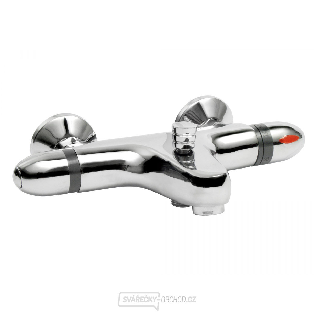 POŠK. OBAL baterie termostatická vanová, 150mm, keramický ventil, chrom