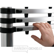 Yato Žebřík teleskopický 13 stupňů 3,8 m, nosnost 150kg náhled