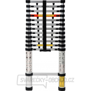 Yato Žebřík teleskopický 13 stupňů 3,8 m, nosnost 150kg