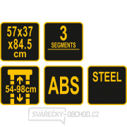 VOREL Pojízdná skříň na nářadí 3 sekce náhled