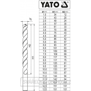 Yato Sada vrtáků na kov 25ks HSS-COBALT 1-13mm Náhled