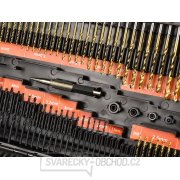 GEKO Vrtáky HSS a HSS-TiN, bity a vykružováky, sada 246 ks náhled