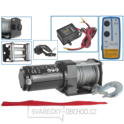 Elektrický lanový naviják 900 W/12 V, max zatížení 1,36 t, pro čtyřkolky - GEKO Elektrický lanový naviják 900 W/12 V, max zatížení 1,36 t, pro čtyřkolky - GEKO gallery main image
