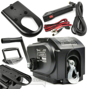 Elektrický lanový naviják 300 W/12 V, max. zatížení 907 kg, pro lodě, přenosný - GEKO náhled