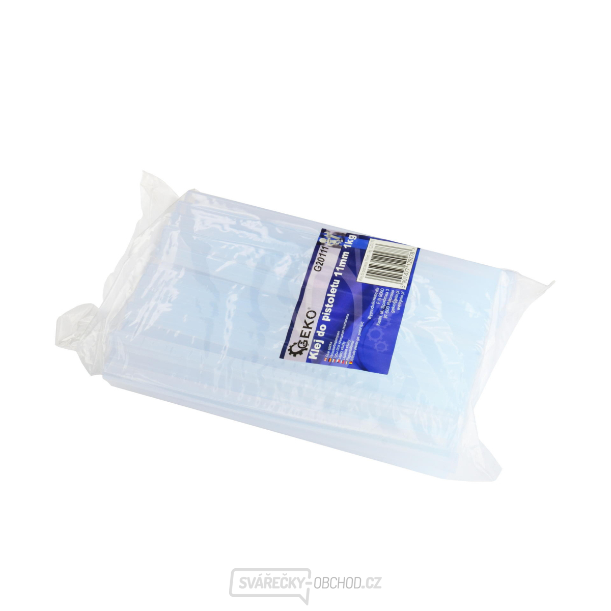 Náplně do tavné pistole - tyčinky 11x200 mm, transparentní, 1 kg