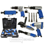 Pneumatické nářadí - rázový utahovák, bruska, ráčnový utahovák, vrtačka, sekáč náhled