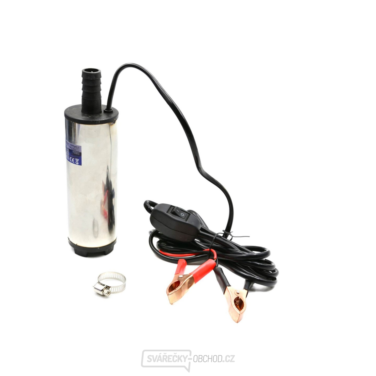 GEKO Mini čerpadlo na naftu, 12V, 25l/min, průměr 52mm, 60W, na hadice 3m