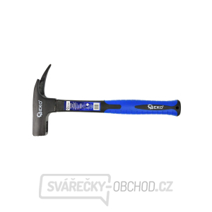 GEKO Kladivo pokrývačské, 600g, pogumovaná rukojeť GEKO Kladivo pokrývačské, 600g, pogumovaná rukojeť gallery main image