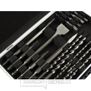 Sada vrtáků a sekáčů SDS PLUS, 17dílná, hliníkový kufřík  Náhled