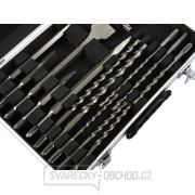 Sada vrtáků a sekáčů SDS PLUS, 17dílná, hliníkový kufřík  Náhled