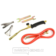 GEKO Plynový univerzální hořák se 3 koncovkami + hadice 1,5m GEKO Plynový univerzální hořák se 3 koncovkami + hadice 1,5m gallery main image