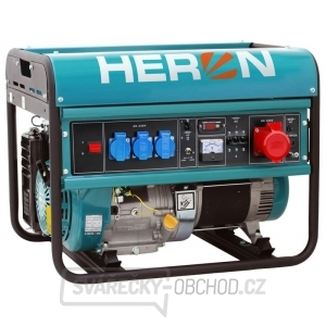 Elektrocentrála benzínová HERON 15HP/6,8kW (400V) 5,5kW (230V)