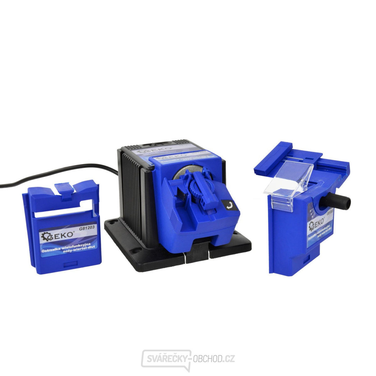 GEKO Multifunkční elektrická bruska 3v1, 65W, ořezávátko, sekáč, dláto