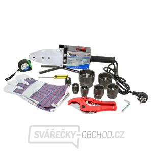 GEKO Svářečka polyfúzní plastových trubek, 1500W, 16-63mm GEKO Svářečka polyfúzní plastových trubek, 1500W, 16-63mm gallery main image