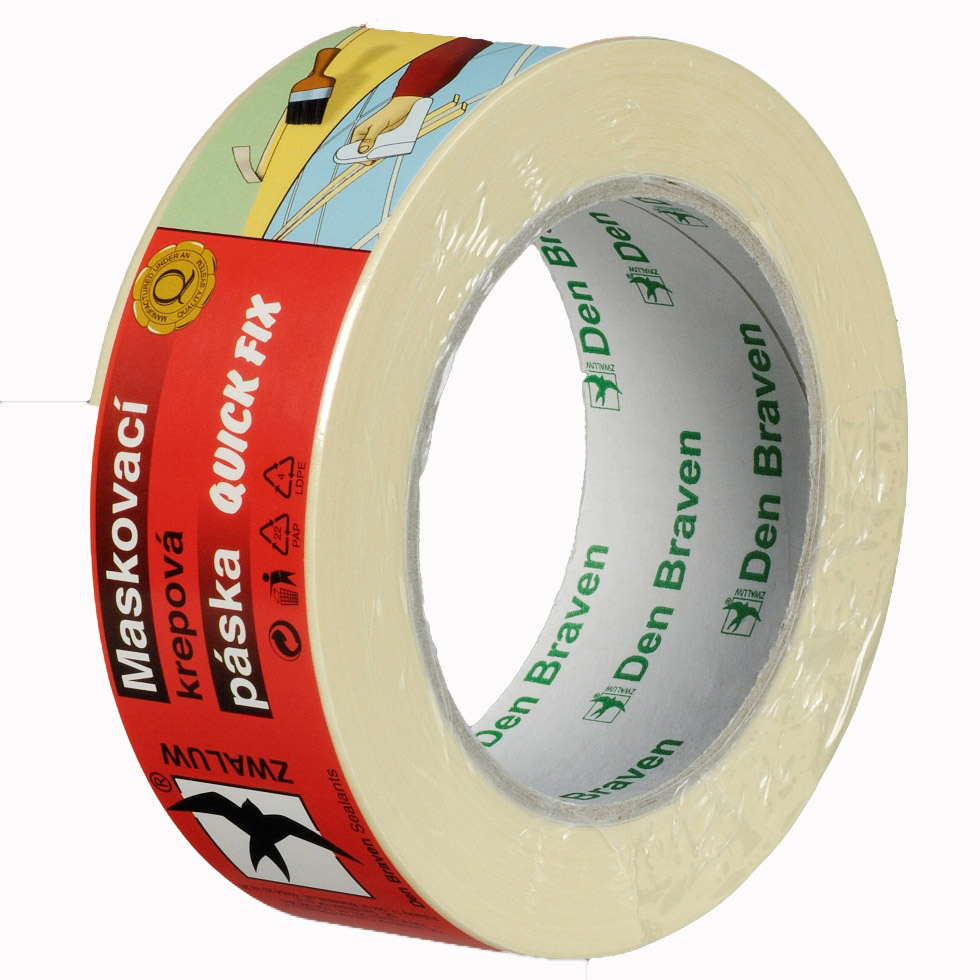 Den Braven - maskovací krepová páska 38mm/50m B7031RLV