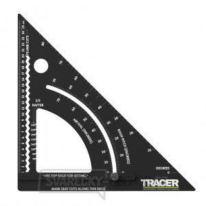 Tesařský úhelník Tracer Pro Square - velký