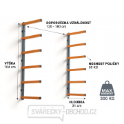 BORA Organizér na stěnu - 6 řad BORA Organizér na stěnu - 6 řad náhled