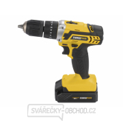 POWERPLUS POWX00840 - Aku příklepový šroubovák / vrtačka 20V LI-ION 2BAT  plus  53ks přísl. Náhled