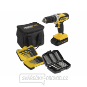 POWERPLUS POWX00840 - Aku příklepový šroubovák / vrtačka 20V LI-ION 2BAT  plus  53ks přísl. gallery main image