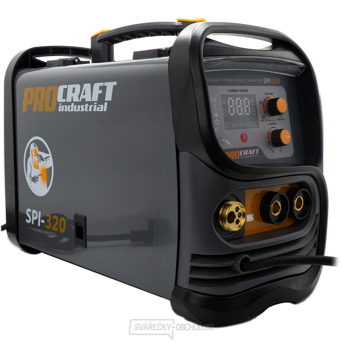 Svařovací poloautomatický invertor (CO2) MIG/MAG, MMA Procraft SPI-320 (20-160A) | SPI-320